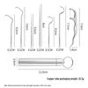 Stainless Steel Toothpick Set: Portable Teeth Cleaning Tool and Tooth Gap Cleaner