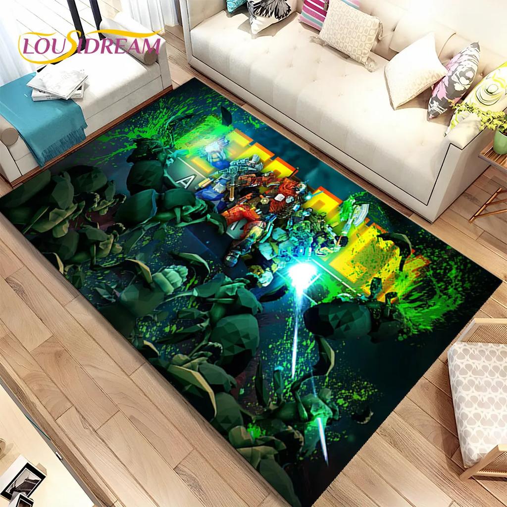 3D DRG Deep Rock Galactic Game Gamer Коврик, Коврик для гостиной Спальня Диван Коврик Украшение, детский нескользящий напольный коврик