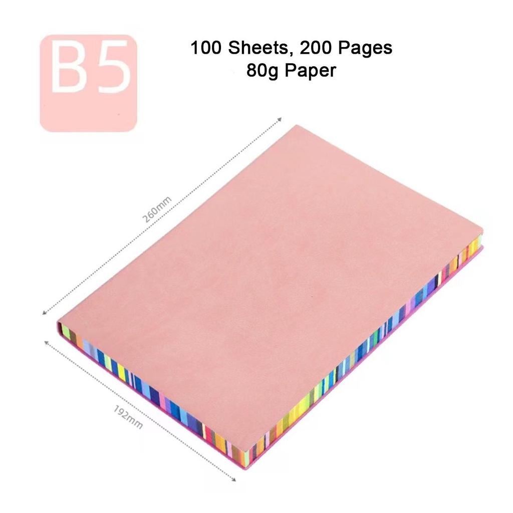 (Возможна гравировка логотипа) Цветной студенческий блокнот формата А6/А5/В5, кожаный деловой блокнот, журнал встреч, дневник, внутренняя страница с подкладкой, справочник