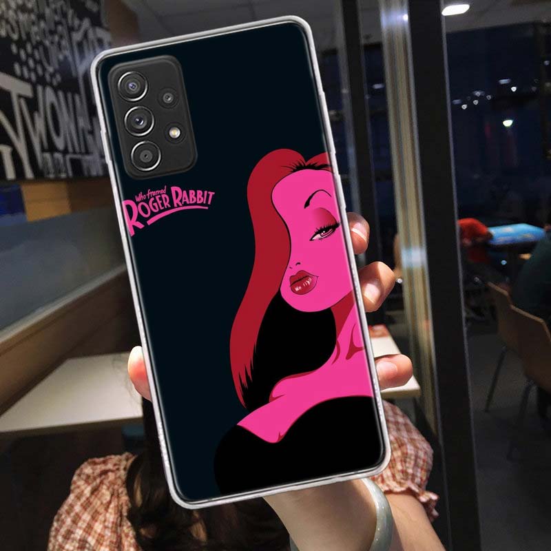 J-Jessica R-Кролики Чехол для телефона для Samsung A54 A57 A37 A17 A14 A15 A12 A24 A34 A55 A35 A25 A52S A07 A05S A04S A22 A32 A72 Galaxy