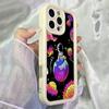 JT33 Астронавт летит в космосе с планетами Realme 14 15 Huawei Honor 70 90 Infinix Tecno itel Motorola Google Все модели Ангельские глазки Мягкий ТПУ Чехол для телефона