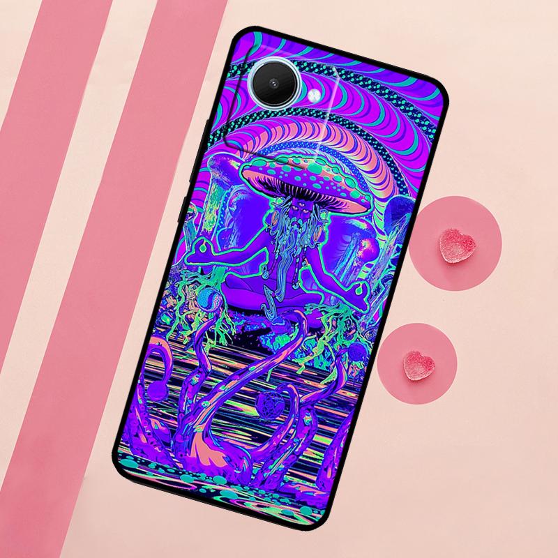 Spiritual Trippy Psychedelic Case For Realme GT Neo 5 3T 2T 9 11 10 Pro Plus C11 C15 C21Y C25S C30 C31 C33 C35 C53 C55