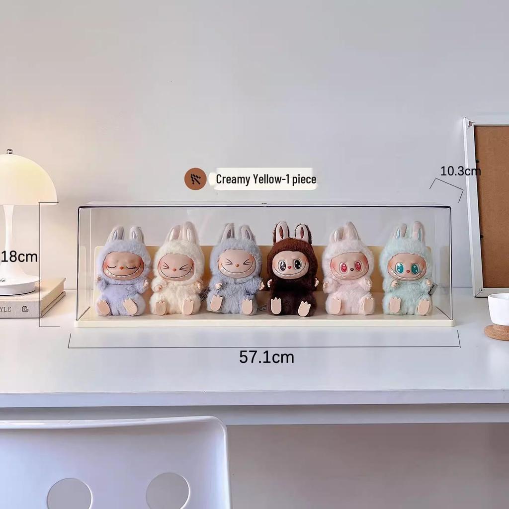 Прозрачная подставка Labubu для фигурок Pop Mart: Шкаф для хранения blind box