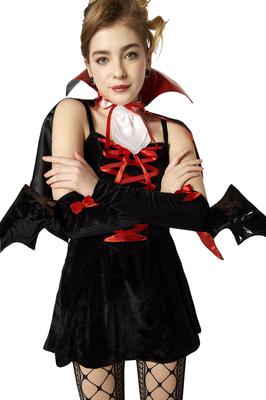Party City Косплей Милашка Вампир Черный Женский