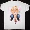 Britney Spears Signature White Short Sleeve Men T Shirt S To 5XL Gift Fans