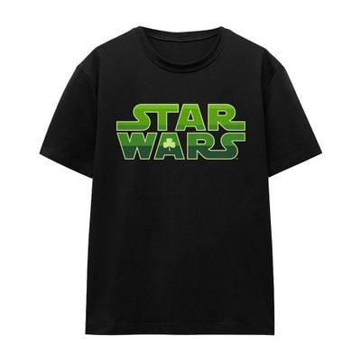 STAR WARS Унисекс Футболка для взрослых с логотипом на День Святого Патрика