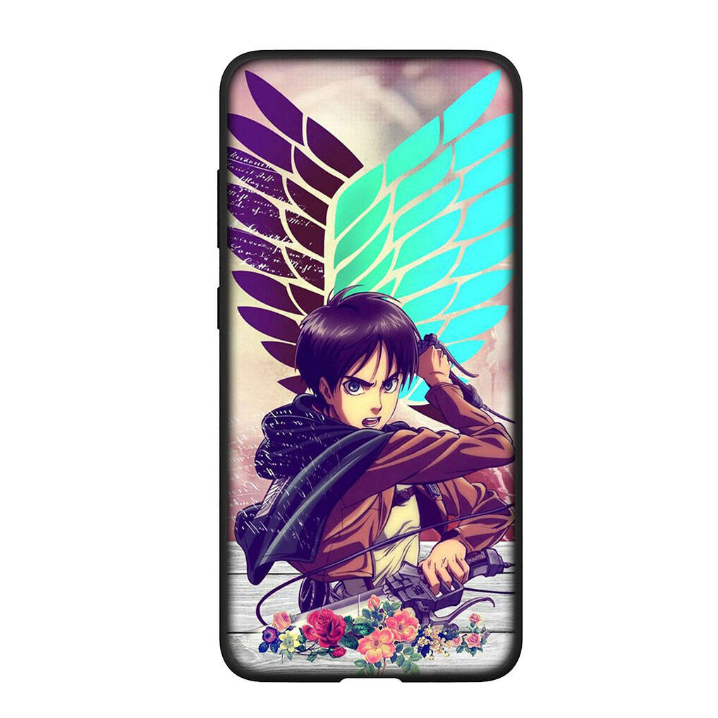 Для Samsung Galaxy S25 S24 S23 S22 Ultra FE Plus A37 A57 A56 A55 A06 A16 A15 A36 A26 A35 A05 A25 A54 A34 Чехол Комиксы Атака Титанов Эрен Йегер Леви