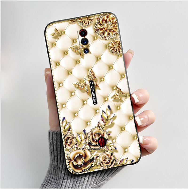 Casing For ZTE Nubia Red Magic 5G 5S RedMagic 5G Black Matte Cover Aesthetic Luxury Cute Cool Boy Girls Shockproof Soft TPU Case