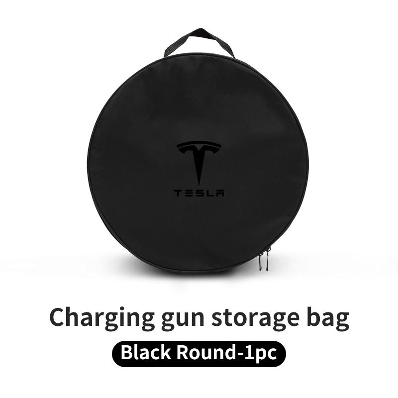 PAJL2 EV Car Valve Charging Cable Storage Box Electric Vehicle Charger Cables Carry Bag For Tesla Model 3 Y S X 2021 Roadster
