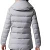 Adidas Warm Comfortable Soft Lightweight Duck Down Mid-Length Down Jacket Women Outerwear Gray BQ8785