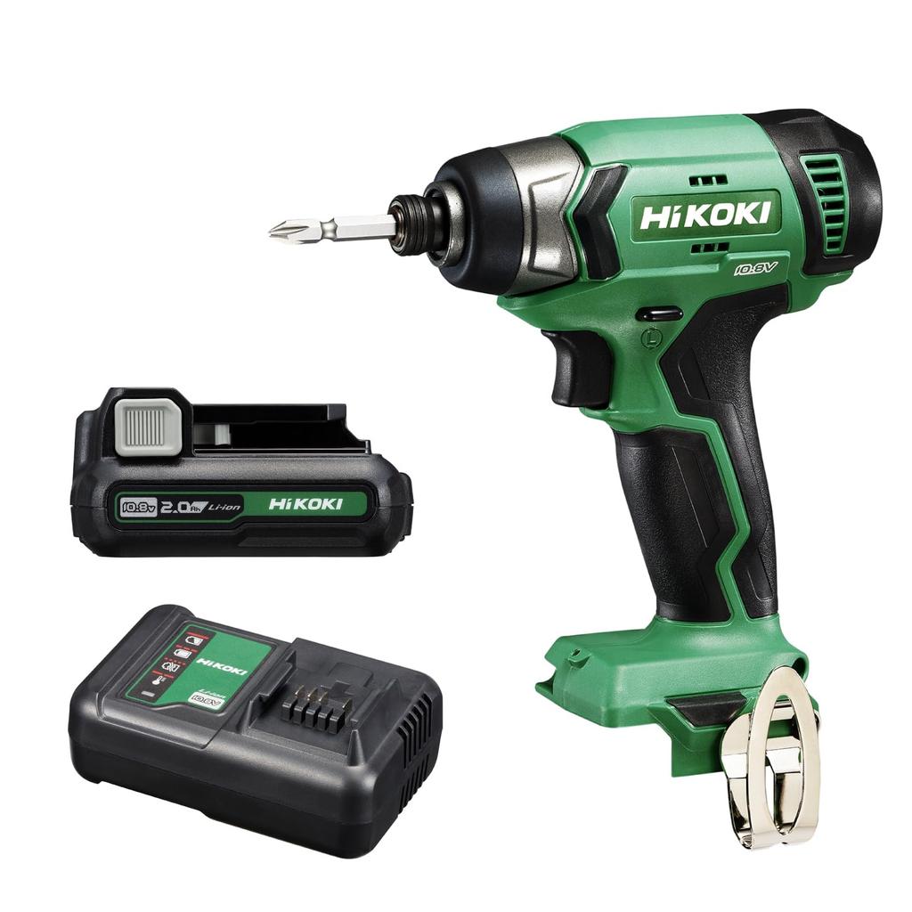 HiKOKI Rechargeable Impact Driver WH12DA First Repair Warranty Includes 1 Storage Battery and Charger 10.8V WH12DA(BS)