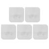 5pcs Razor Holder Multiple Uses Self Adhesive Wall Hanging Phone Holder Shower Towel Hooks