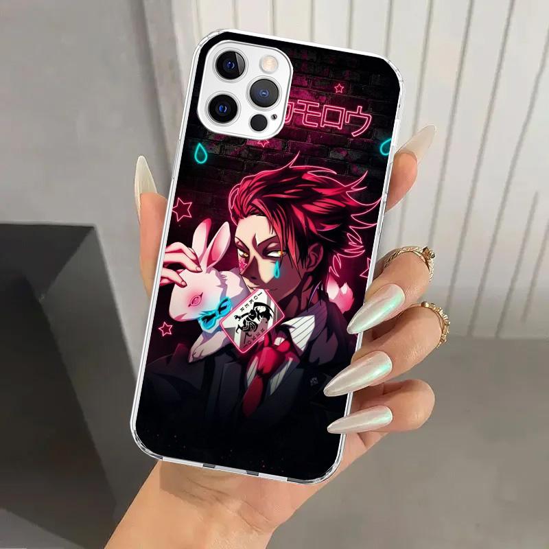 Чехол для телефона Hunter HXH Hisoka для Iphone 16 15 14 13 12 Mini 11 Pro Max 16E X XS XR 7 Plus 8 SE 2020 Мягкий чехол с принтом