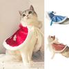 Easy To Wear Pet Cloak Thicken Blended Faux Fiber Fabric Pet Costume Poncho