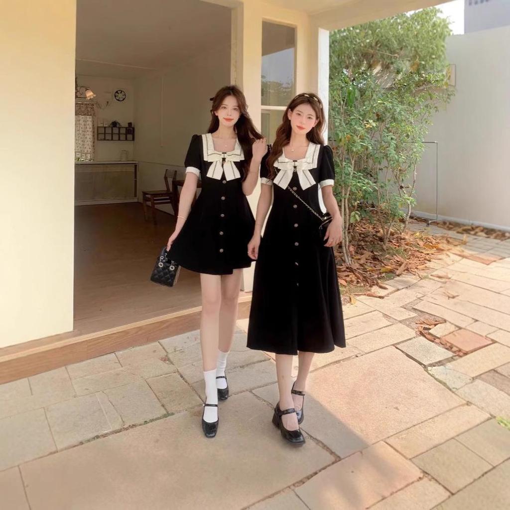 Платье-бант для похудения больших размеров 2024 - Новая летняя повседневная мода для женщин