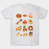 T Shirt Women Puppy Pastries Harajuku Print Kawaii Tshirt Summer Short Sleeve Female T-Shirt Top Tee