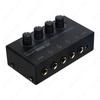 4 Channels HA400 4 Channels Amplifier 1 Input Mini Headphone Amplifier  Headset Amplifier