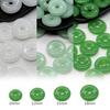 20 шт./лот, стеклянные бусины в форме счетов с большим отверстием, 10/12/15/18 мм для изготовления ювелирных изделий, свободные ювелирные аксессуары, бусины-разделители, ожерелье, популярные