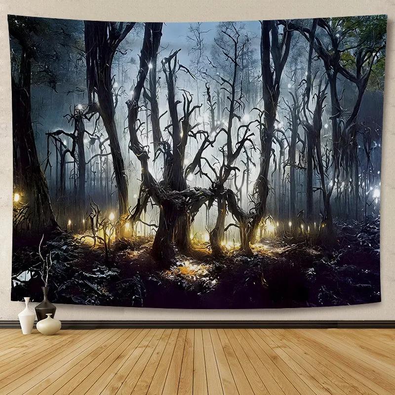 Halloween Decoration Background Cloth Hanging Cloth Wall Renovation Home Living Room Room Decoration Party Decoration