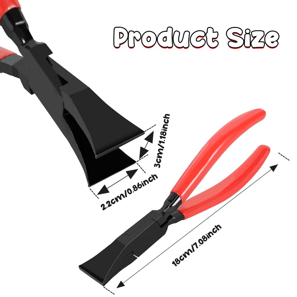 Metal Bending Pliers Flattering Pliers Straight & 45° Hand Seamers Sheet Metal Tools for Bending & Flattening Sheet Metal Plier