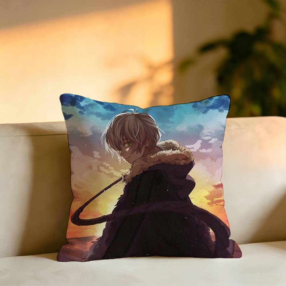 Anime To Your EEternityy Pillow Case Square DoubleSided Sofa Cushion Cover Bedroom Bedside Pillow