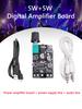 Audio Amplify Board 5W+5W Class D Stereo Power Amplifier Board with Volume Control Sound System for Speaker Sound System DIY