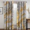 3D Золотой Черный Мраморный Узор Полузатеняющие Полиэстеровые Шторы Для Спальни Гостиной Современный Классический Декор