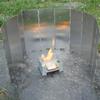 Кемпинговая горелка Ветрозащитное стекло Газовая плита для пикника Защита от ветра Туристический газовый обогреватель Ветрозащитный экран Аксессуары для диких путешествий