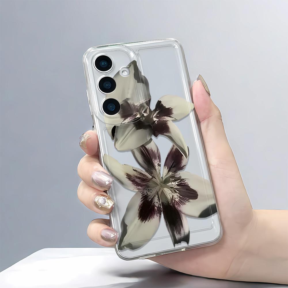 Продвинутый чехол для телефона с цветами для Samsung S20 S21 FE S22 S21 S20 S20 S10 Note 10 20 S23 S24 S25 Plus Ultra Мягкий чехол Cover Funda