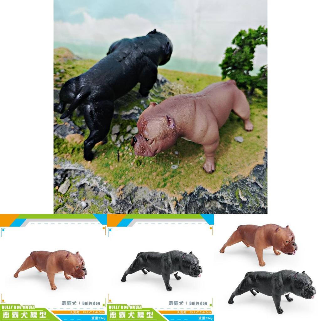 Американский Булли Питбуль ПВХ Модель Животного для Обучения Ребенка и Домашнего Декора