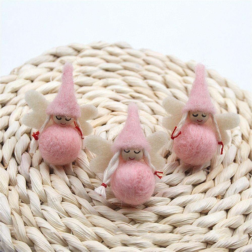 Claus Elf Xmas Tree DIY Handmade Christmas Doll Christmas Decorations Wool Felt Christmas Ornament