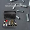 Large Capacity Battery Holder Case for AA 3A C D 9VBatteries Organization Waterproof Organizers Holder with Mesh Pocket