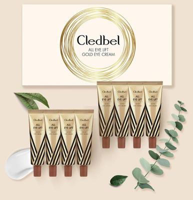 Подарочный набор кремов для кожи вокруг глаз Cledbel All Eye Lift Gold (30мл х 8) - Против морщин, отбеливание, питание и эластичность