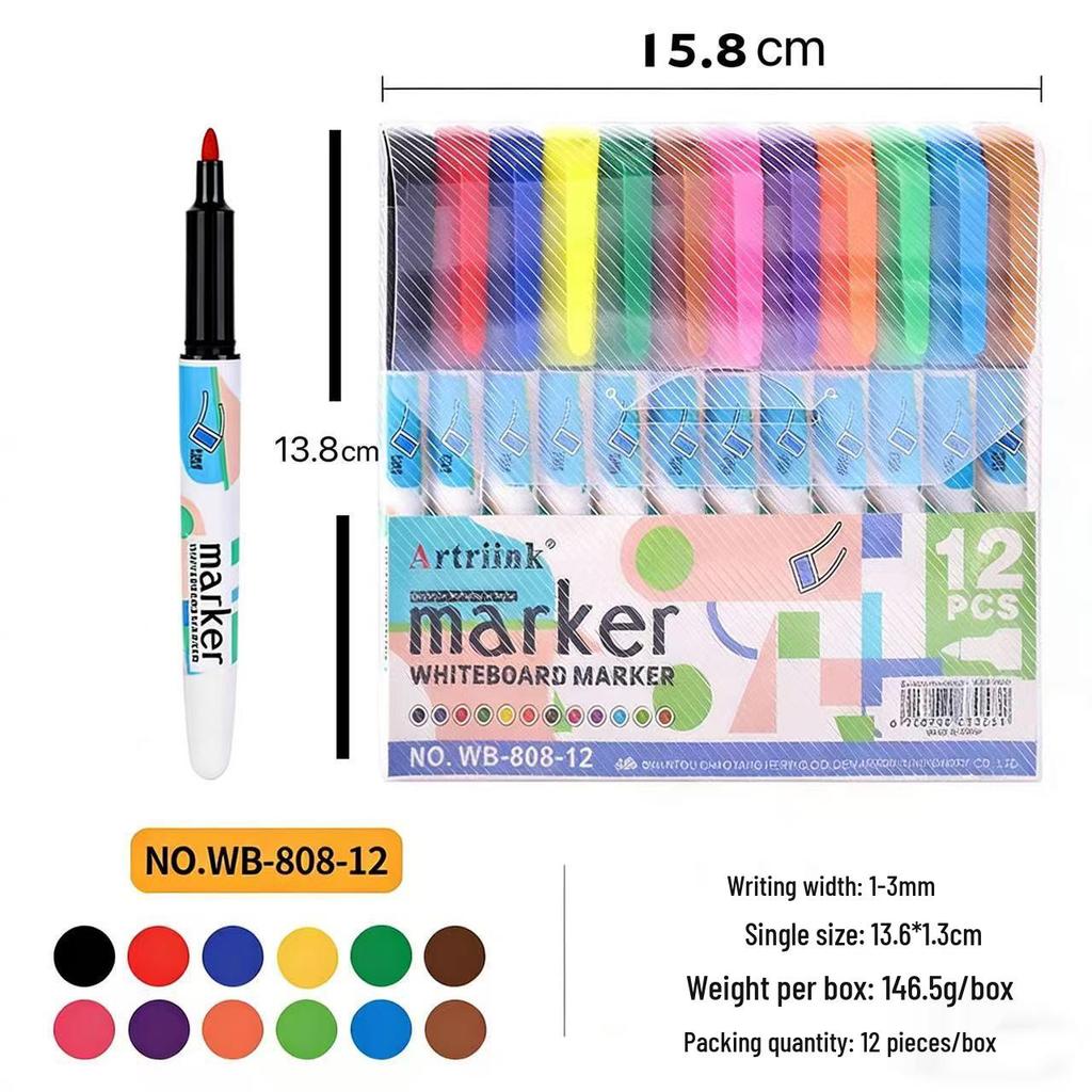 Letu Large Capacity Quick-Drying Waterproof Whiteboard Marker: Easy to Write & Erase for Graffiti and Painting