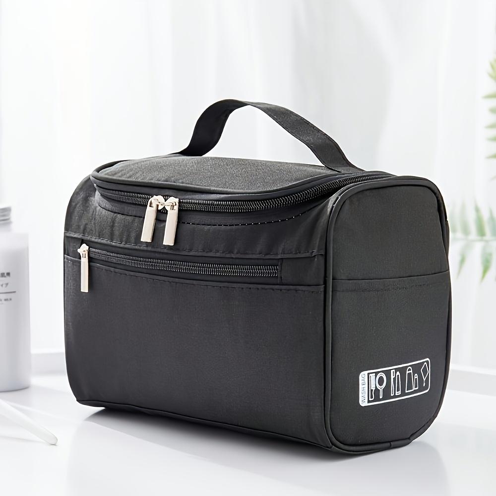 1pc Capacity Travel Makeup Bag, Made of Durable Oxford Cloth, High Quality Zipper Closure, Unisex, Suitable for Daily Storage