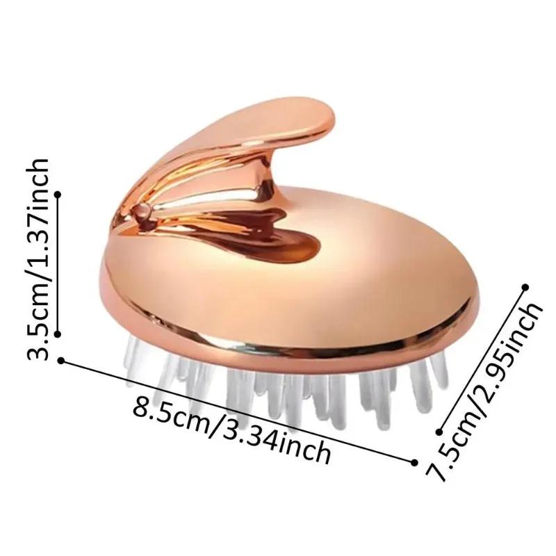 Шампунь-щетка Силиконовый массажер для кожи головы - Расческа для мытья волос, Снятие усталости, Ванна СПА Релакс, Душ Парикмахерская Парикмахерское дело