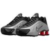 Nike Shox R4 Нескользящие Износостойкие Низкие Повседневные Кроссовки для Бега Женские Серебристо-Черные Кроссовки AR3565-011
