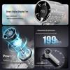 S5 Diamond Handheld Fan: 199-Speed Digital Display, High-Speed, Portable, Shining Design for Outdoor Use