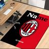 Custom Name Ac Milan Printed Carpet Rug For Office Chair Living Room Bedroom Kitchen Room Decor Gifts