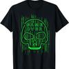 Game Over Matrix Skull Gamer T-Shirt