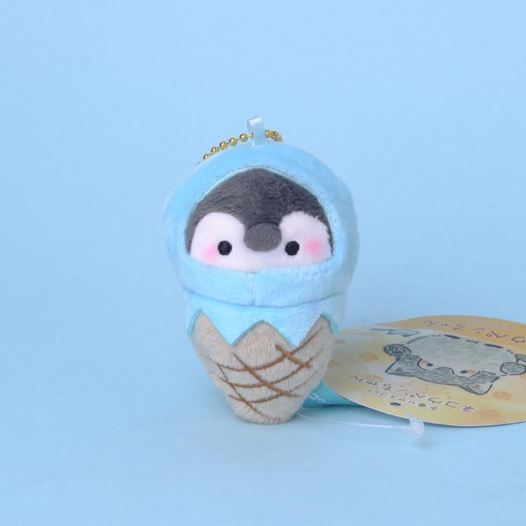 Dog Penguin Hot Plush Keychain Figure Cute Cartoon Animal Style Kids Gift Room