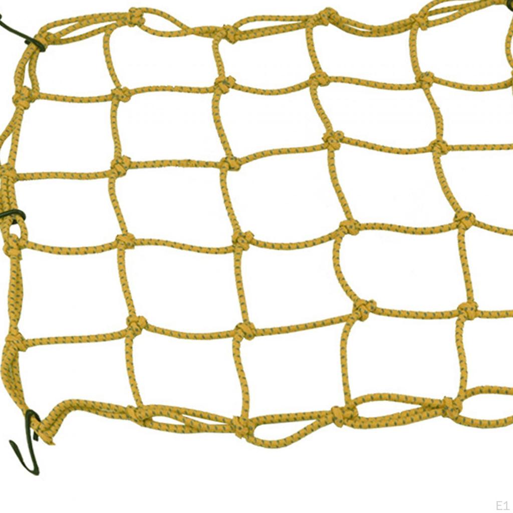 40cmx40cm Luggage Thicken Netting with Metal Hooks Motorcycle Accessories Cargo Net