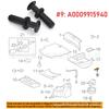 Клипса подкладки багажника Mercedes-Benz E-Class/C-Class A0009915940
