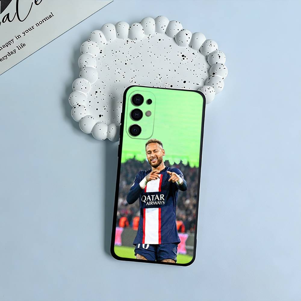 N-No 10-Неймар Мягкий Силиконовый Чехол для Samsung S25, S24, S21, S22, S23, S30, Ultra, S20, Plus, FE, Lite-Черный