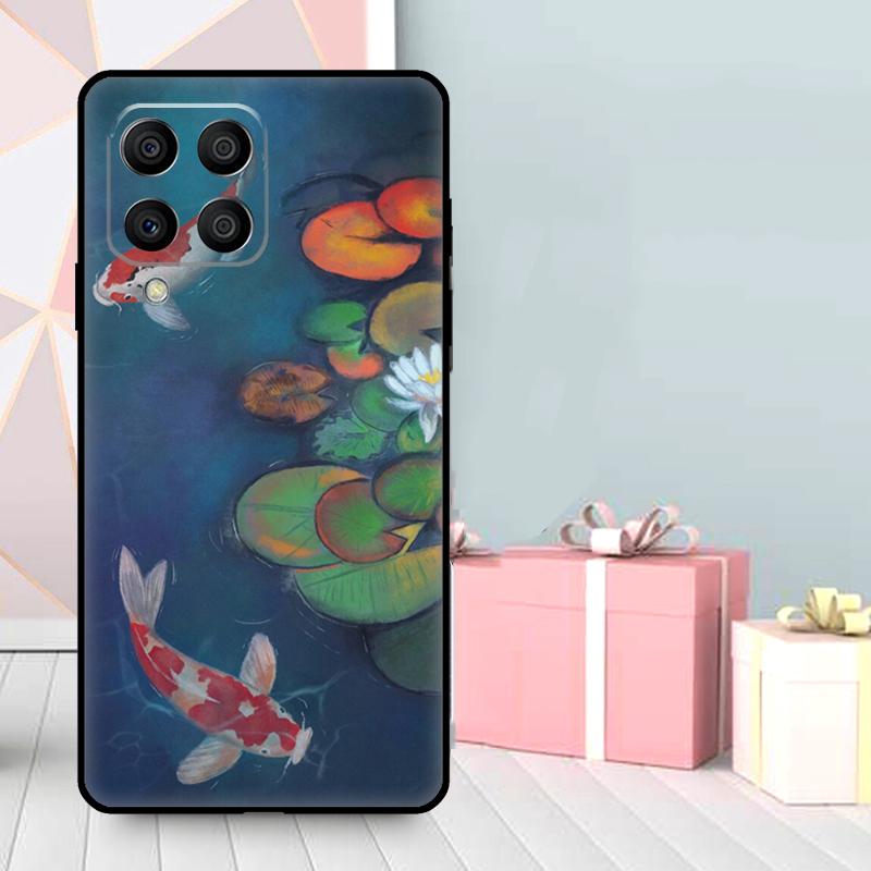 Чехол Цветок Лотоса для Samsung Galaxy M56 M52 M32 M53 M16 M11 M21 M31 M35 M12 M13 M14 M15 M36 M55 M34 M54