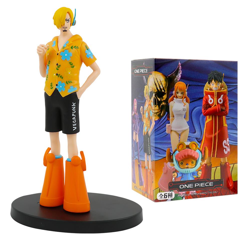 Фигурка Аниме One Piece 17 см Луффи Зоро Чоппер Нами Фигурка Действия Страна Вано Игрушки Для Детей Подарок Коллекционная ПВХ Модель Кукла