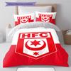 Постельное белье с узором Hallescher FC, Комплект с одеялом, Пододеяльник, Наволочка, Домашний подарок на день рождения (1 пододеяльник + 2 наволочки, без наполнителя)
