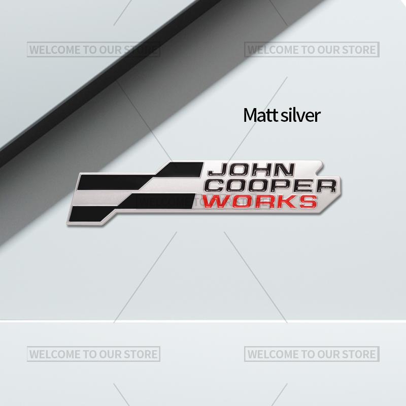 3D значок решетки John Cooper Works JCW, металлические наклейки на задний багажник для Mini Cooper S F66 F65 F67 U25 J01 J05 R61