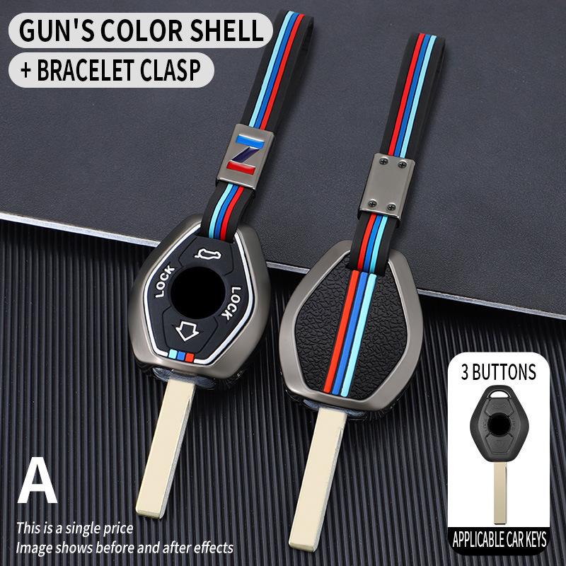 BMW Classic Straight Car Key Cover: Compatible with X35, Z34, 357 Series, E38, E39, E46, E83 Models.