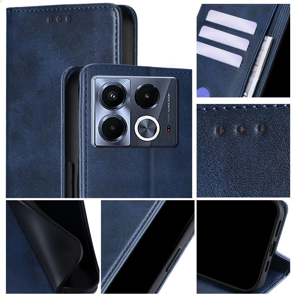 Магнитный кожаный чехол-кошелек с подставкой для карт для Infinix Note 40 Pro Smart 8 Pro 8 Plus, защитный чехол-книжка, чехол-книжка Funda